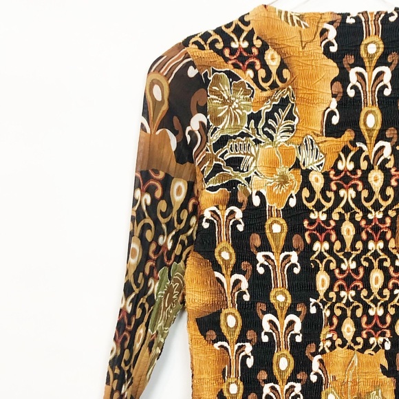 Alberto Makali Golf Mixed Media Blouse S - Picture 5 of 5